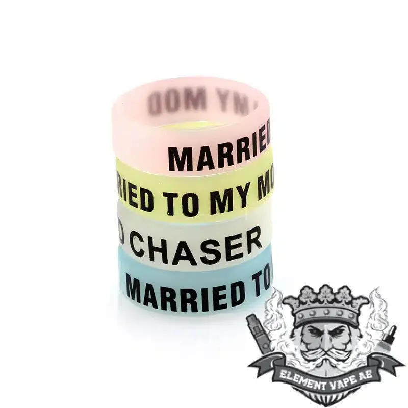 ⁦Glow in The Dark Vape Band (5pcs/pack)⁩ - الصورة ⁦2⁩