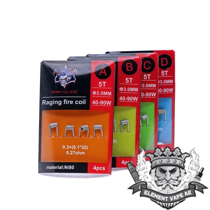 Demon Killer Raging Fire Coils (4pcs/pack)