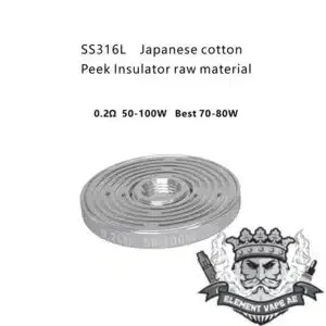 VandyVape Maze RDA Coil ss316 0.2ohm Coil