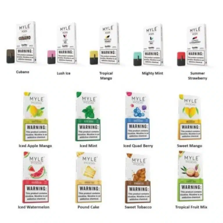 Myle Salts Pod Catridges 4pcs/pack