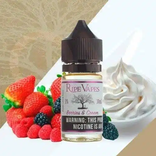 Berries And Cream Salt By Ripe vapes 30ml 30mg 50mg