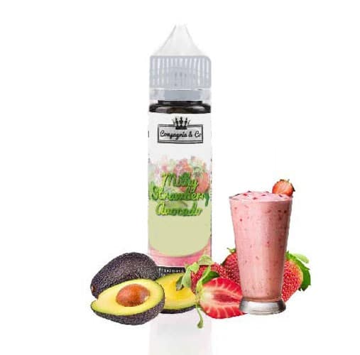 Milky Strawberry Avocado By Compagnie & Co. 60ml 3mg